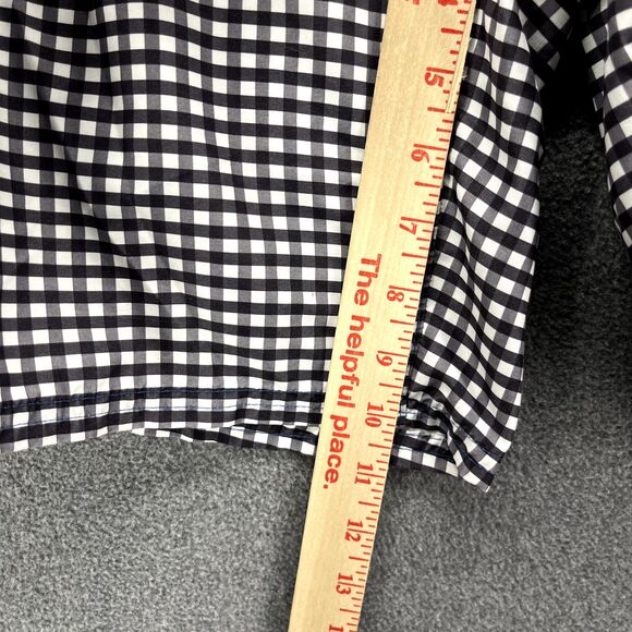 Beverly Hills Polo Club Trunks Mens Small Swimming Shorts Black White Check - Picture 8 of 14